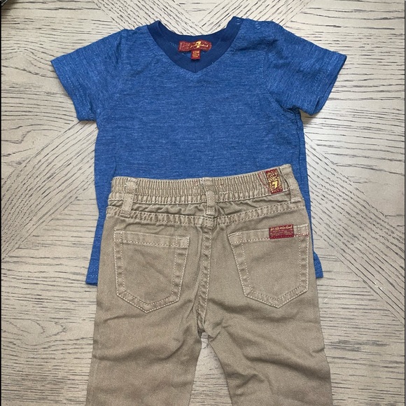 7 for all mankind 12 month baby outfit with shoes - Picture 5 of 8